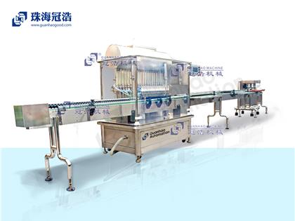 全自動灌裝、旋蓋生產(chǎn)線